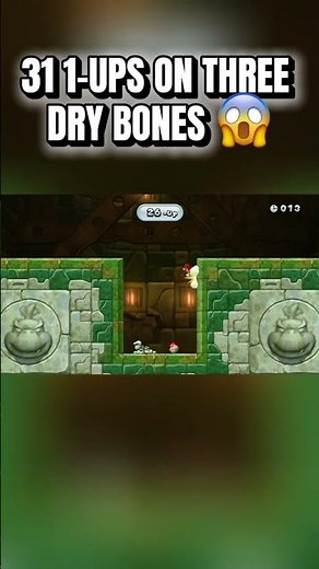 Three Dry Bones 1-Up Rally… I Got 31 1-UPS! 🔥 New Super Mario Bros U Deluxe