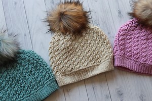 Twisted Cable Beanie Crochet Pattern | Rich Textures Crochet