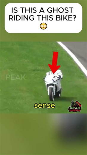 Ghost bike takes over the track #racing #shocking