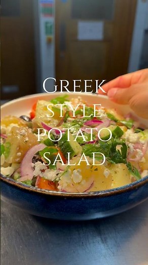 Greek style potato salad !