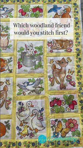 You Can Only Pick One… Woodland Machine Embroidery Quilt Edition 🌲