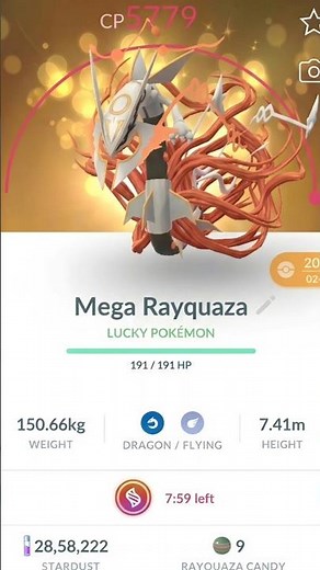 Woo! Got Lucky Mega Rayquaza in First Trade..