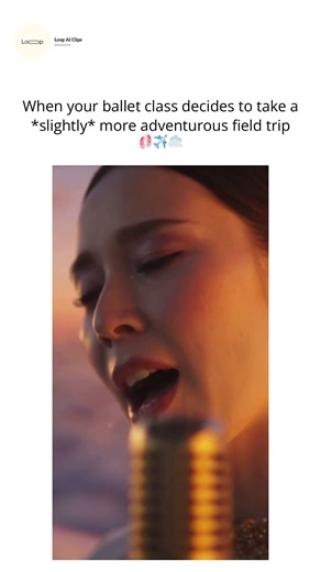 When your ballet class decides to take a *slightly* more adventurous field trip 🩰✈️☁️