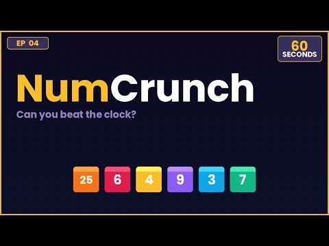 NumCrunch Ep 4 | 5 Maths Challenges — Can You Beat the Clock? ⏰