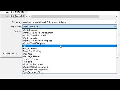 How do you save a Word document (.doc/.docx) as PDF? Save word doc as PDF - educational tutorial