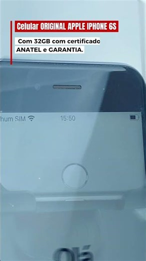 iPhone 6S 32GB – Clássico, Potente e com Qualidade Apple Garantida! ⚡🍎