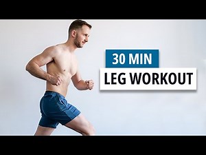 30 MIN COMPLETE LEG WORKOUT Follow Along At Home [No Equipment]