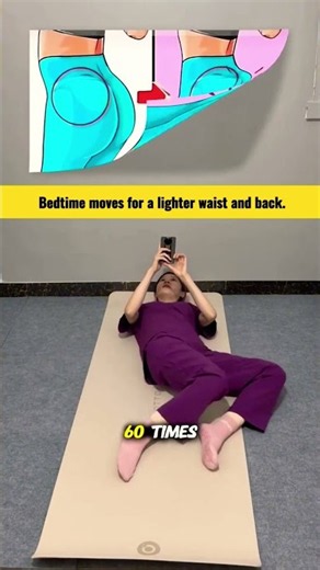 How to Release Lower Back Tension Before Bed #shorts