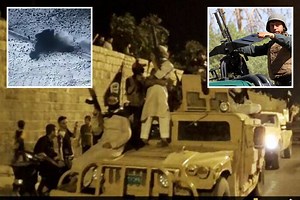 Taliban capture FIVE key cities in three days amid Afghan warplane blitz