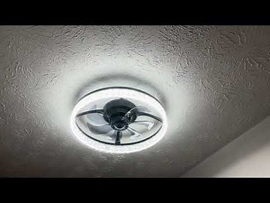 How to Replace a Ceiling Fan with a LED Fan in a Hallway at Home #DIY #ceilingfan #athome