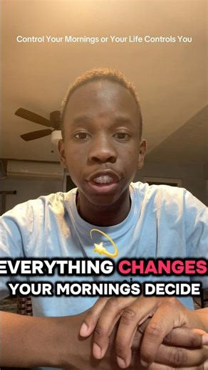 If You Don’t Control Your Mornings, Your Life Controls You! #fyp