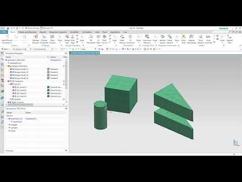 SiemensPLM Simcenter 3D (NX CAE) - Assembly FEM approach for large assembly meshing