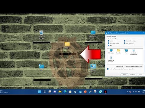 como restaurar los iconos originales del escritorio en windows 11