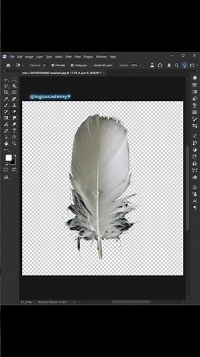 Tips to remove background in Adobe Photoshop #logo_academy