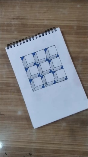 Easy and unique 3D illusion drawing.. @MRINDIANHACKER @MrBeast #shorts