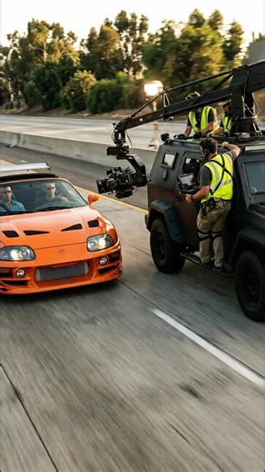 Behind-the-scenes footage of *Fast & Furious*. Have you seen this classic racing movie?#backstage #behindthescenes #fastandfurious #movie