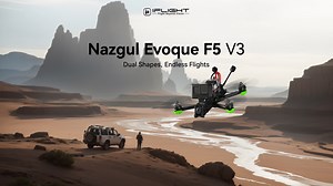 Introducing Nazgul Evoque F5 V3 | Dual Shapes, Endless Flights Every upgrade of the Nazgul Evoque F5 V3 is engineered to elevate your flight experience to new heights! Featuring six core enhancements and the innovative switchable DC/X frame, making it a versatile companion for both creative filming and adrenaline-fueled flights. Whether you’re a professional pilot chasing precise control or a hobbyist seeking immersive fun, this drone is intuitive to master, empowering you to explore diverse fly