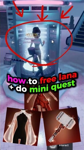 how to free lana + do mini quest to unlock free limited time items! 🙈✨ #dresstoimpress #fullguide