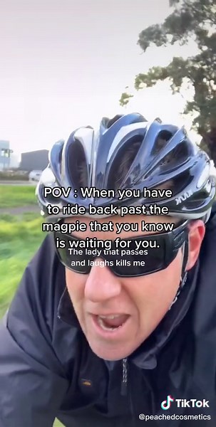 Magpie Swooping Season: Hubby Gets Swooped Video