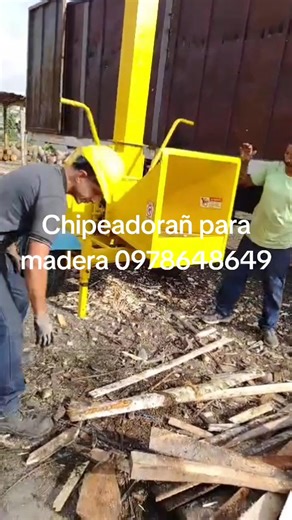 Triturador chipeadora para madera 0978648648 favor compartir | EcuaMulch