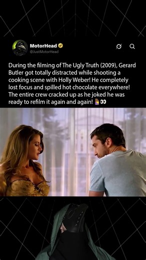 While filming The Ugly Truth (2009), Gerard Butler was distracted because
