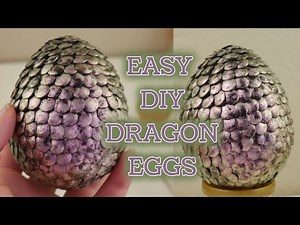 EASY DIY Dragon Eggs | How To Make Dragon Eggs | Easter Decoration | Cheap Thumbtack Dragon Eggs