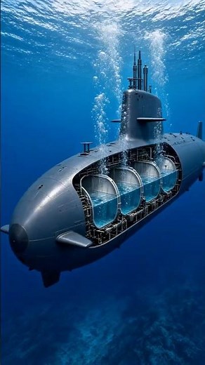 How Does a 10,000-Ton Submarine Sink and Come Back Up?