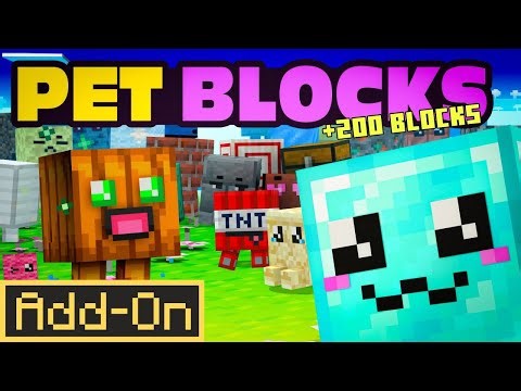 Pet Blocks Add-On | Minecraft Marketplace | Showcase