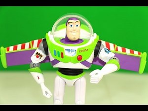 New Disney Pixar Toy Store Deluxe Space Wings Buzz Lightyear!