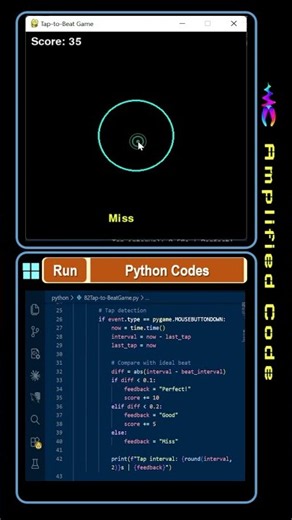 Tap To Beat | Python Pygame