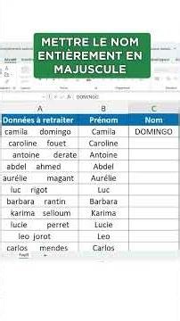 Pro Tip for Formatting First and Last Names!