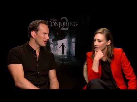 The Conjuring 2: Vera Farmiga & Patrick Wilson Official Movie Interview | ScreenSlam