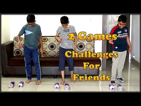 2 Indoor games for kids | Challenges for friends | Fun games at home | party games for everyone