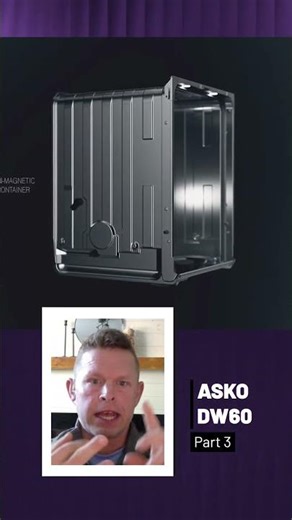 ASKO DW60 Dishwashers - Stainless Steel Interior and UV Clean Mode