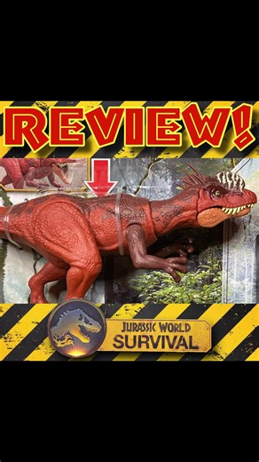 Mattel Jurassic World Survival “Strike Attack” Dilophosaurus #mattel #jurassicworld #toyreview #actionfigures #dinosaur