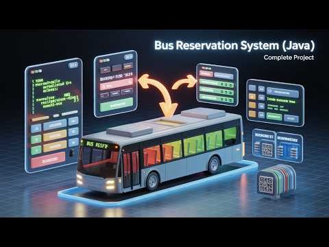 🚌 Bus Reservation System in Java | Complete Project Explanation | Console-Based Java Application