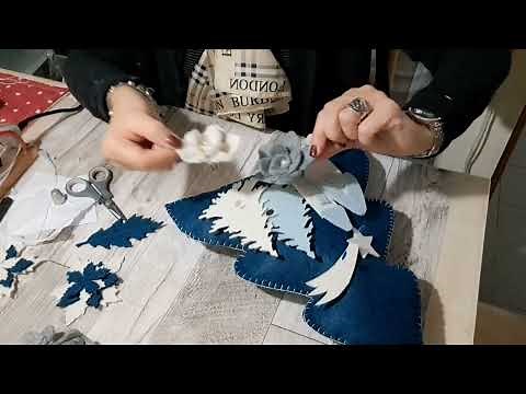 189🎀Fuoriporta ALBERO DI NATALE + CARTAMODELLO GRATIS