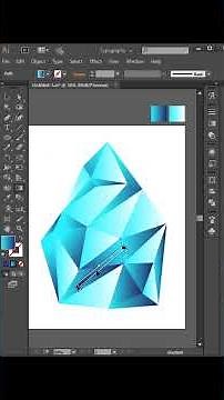 Create a Diamond Chunk Vector Design | Adobe Illustrator Tutorials