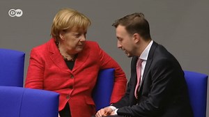 Angela Merkel im Bundestag