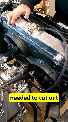 Installing a 24 Inch Radiator in a 1966 Mustang