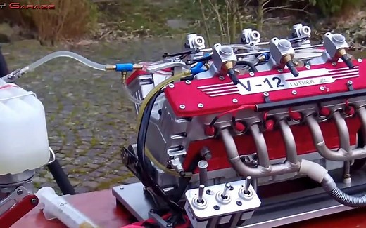 世界令人震撼的一些微型模型引擎，v8 v12 v16 jet stirling等等