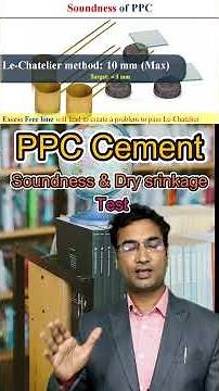07 PPC Cement Soundness & Dry shrinkage Test