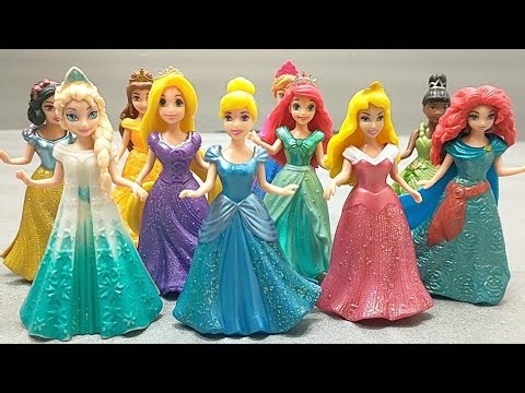 Disney Princesses how to make dress up clothes game / DIY