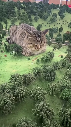 Giant Cat Takes Over the World in Hilarious Moments