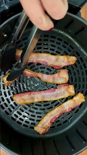 Crispy bacon in the air fryer | CRUNCHY AND DELICIOUS