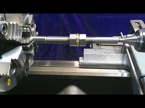 How to make a 3/4" lathe mandrel to hold small parts and and turn down the OD.