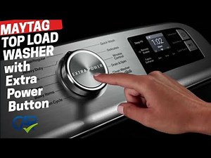 (INTRO) best washer in 2021 MAYTAG top load washer Extra Power Button