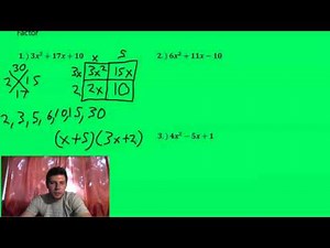 Factoring quadratics when leading coefficient is not 1