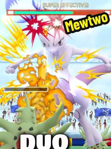 All the Mewtwo lobbies were full that I was remote raiding in Pokemon GO so we duo'd one in a private lobby #pokemon #pokemongo #pogo #pokemoncommunity #pokemontiktok