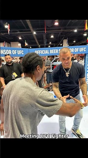 Meeting @ufc Fighter Dustin Diamond Poirier was a static moment, real cool genuine guy! #ufc